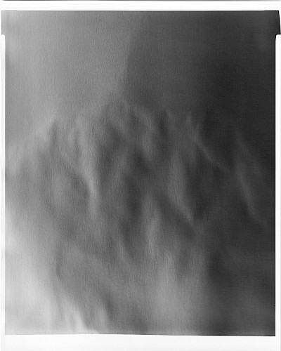 <i>Alp #10</i>, 2019<br />
<em>Gelatin silver handprint on baryta paper, direct exposure</em><br />
25 x 20 cm<br />
Unique