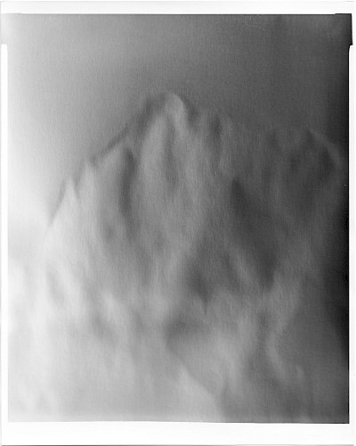 <i>Alp #11</i>, 2019<br />
<em>Gelatin silver handprint on baryta paper, direct exposure</em><br />
25 x 20 cm<br />
Unique