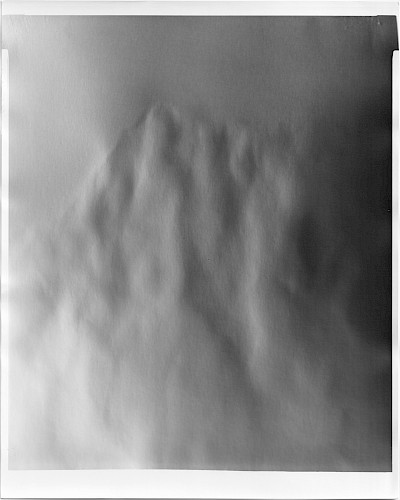 <i>Alp #7</i>, 2019<br />
<em>Gelatin silver handprint on baryta paper, direct exposure</em><br />
25 x 20 cm<br />
Unique