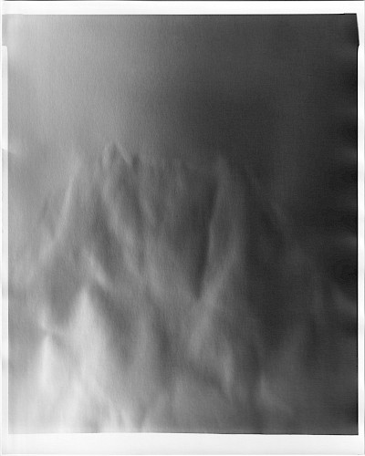 <i>Alp #9</i>, 2019<br />
<em>Gelatin silver handprint on baryta paper, direct exposure</em><br />
25 x 20 cm<br />
Unique