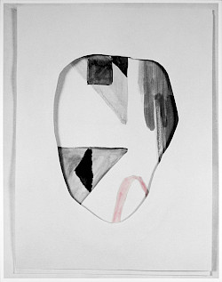 <i>Lap #4</i>, 2018
<em>Gelatin silver handprint on baryta paper
handcoloured</em>
Unique piece