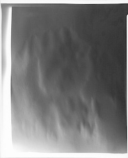 <i>Alp #1</i>, 2019<br />
<em>Gelatin silver handprint on baryta paper, direct exposure</em><br />
25 x 20 cm<br />
Unique